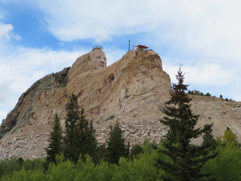 Chief Crazy Horse Monument, Can you see him on his horse